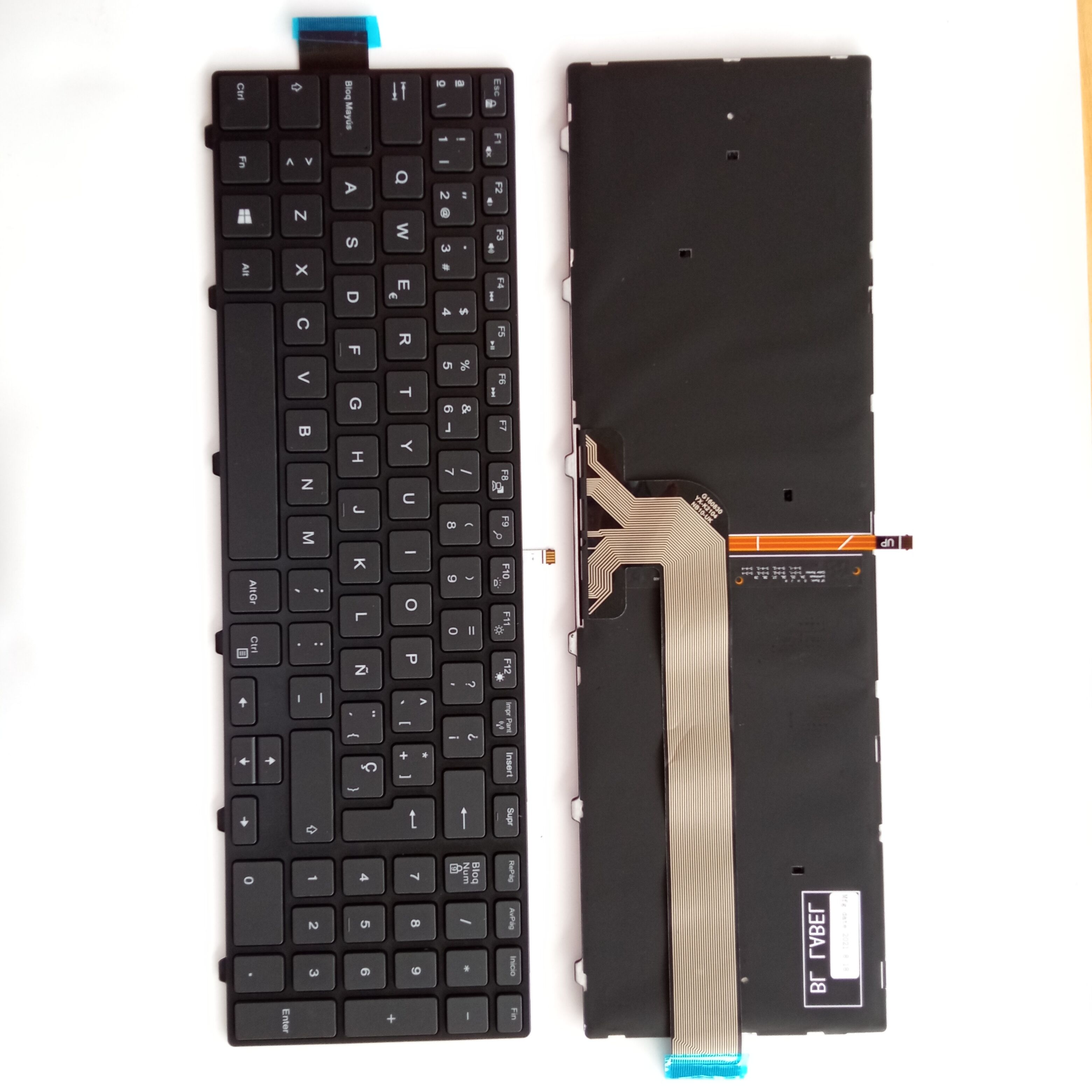 Picture of New Replacement Laptop Keyboard For DELL 5547/15-3000/3542/3541/p39f/p57f/5559/5558/5548 BLACK FRAME BLACK Backlit (OEM) SP Layout